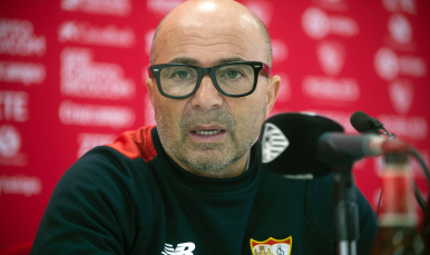 Jorge Sampaoli, técnico del Sevilla FC