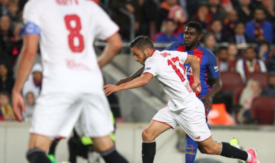 sarabia en el Camp Nou