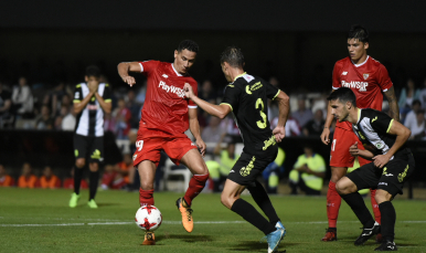 Imagen del encuentro de Copa ante el Cartagena