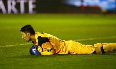 Sergio Rico, en el Alavés-Sevilla FC