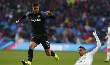 André Silva en el Bernabéu