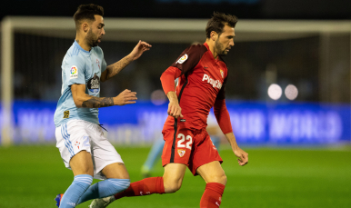 Franco Vázquez en Balaídos