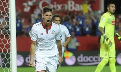 Vietto celebra un gol