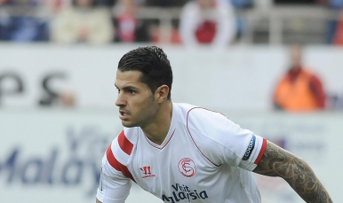 Vitolo en una acción del partido