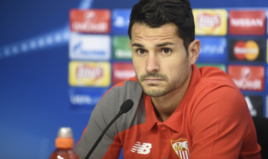 Vitolo atiende a la prensa