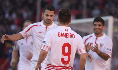 Vitolo, en el Sevilla FC-Málaga CF 