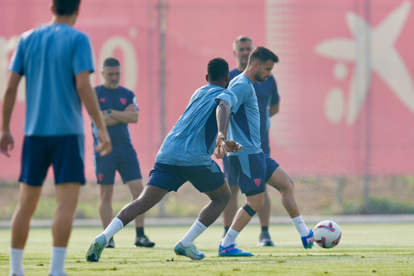 Último entrenamiento antes de recibir al Valladolid