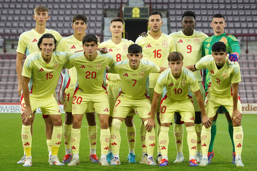 Imagen de la selección española sub-21 ante Escocia