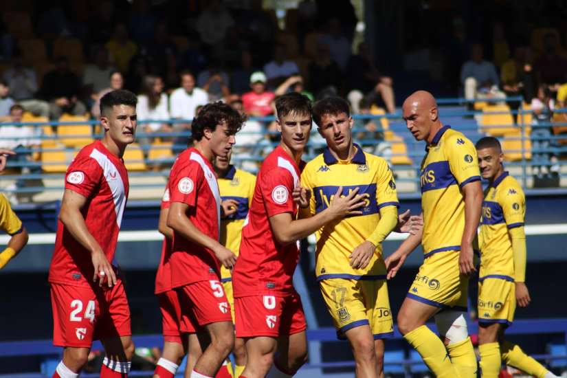 Imagen del encuentro entre el Alcorcón y el Sevilla Atlético