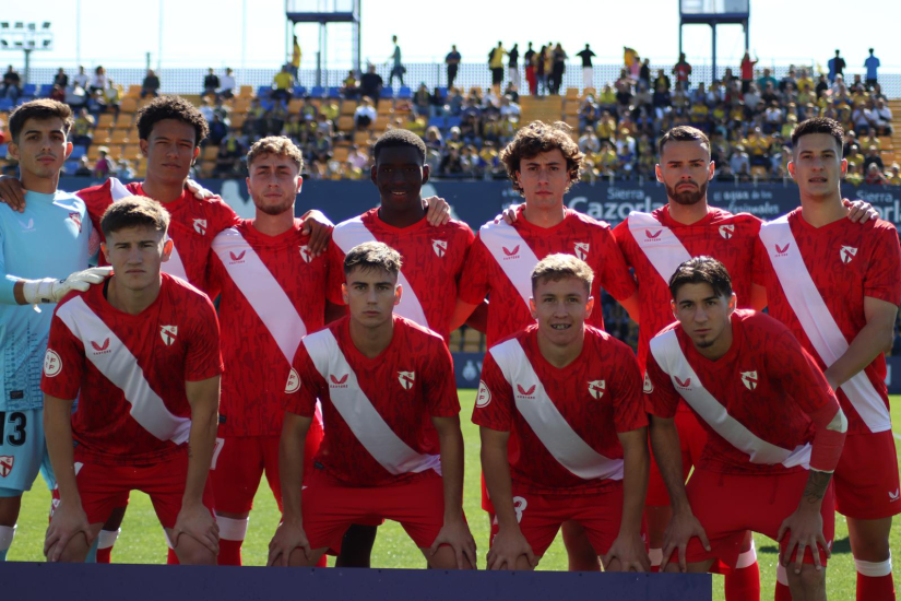 Imagen del filial frente a la AD Alcorcón