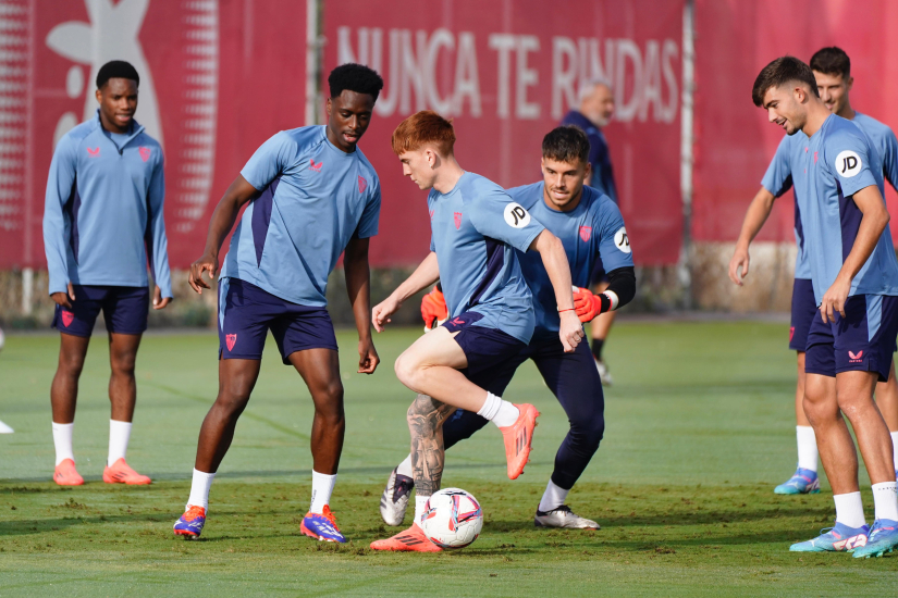 Imagen del entrenamiento del 8 de octubre