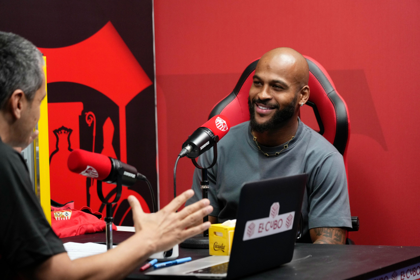 Marcao, en el plató de El Cubo