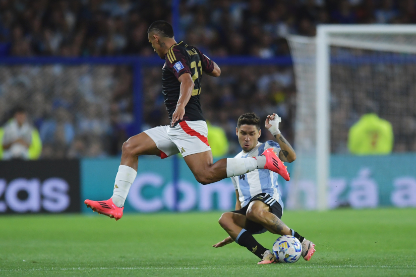 Montiel, en el duelo ante Argentina