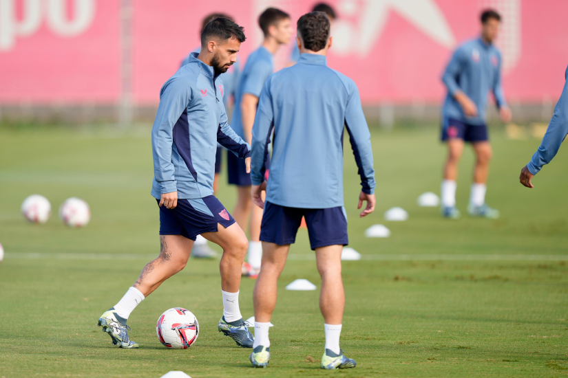 Imagen de Suso en el entrenamiento