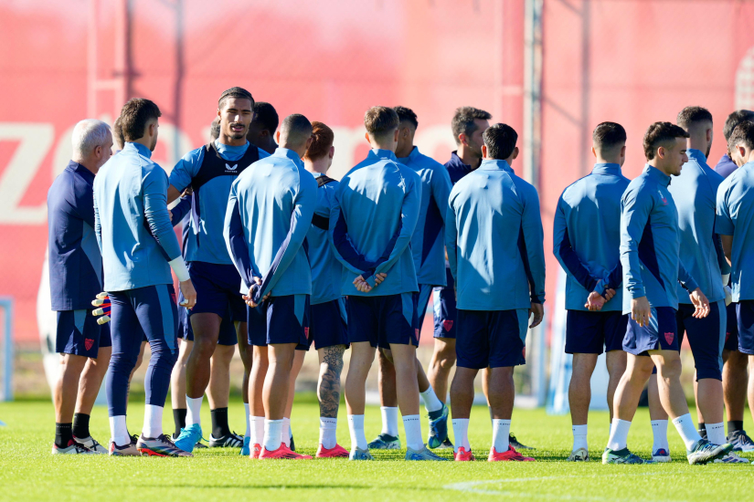 Imagen de Badé en el entrenamiento