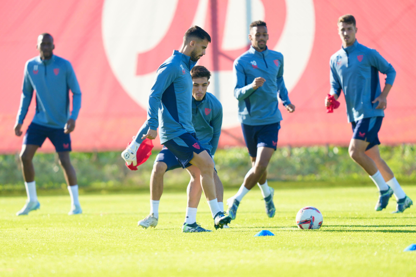 Imagen de Suso en el entrenamiento