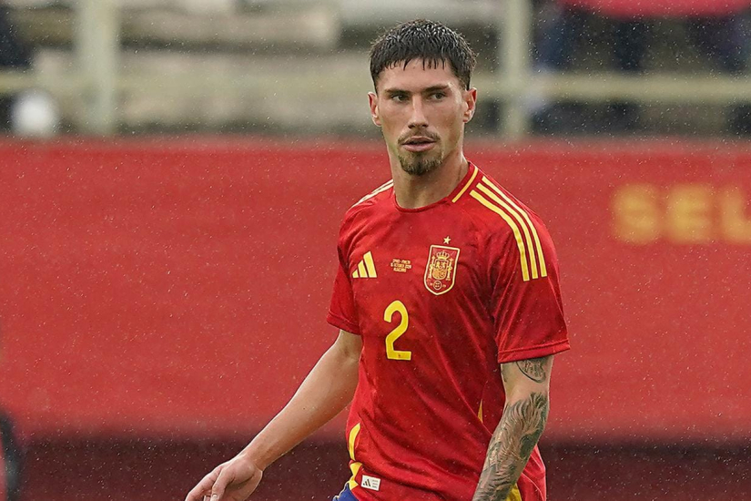 José Ángel Carmona con España sub-21