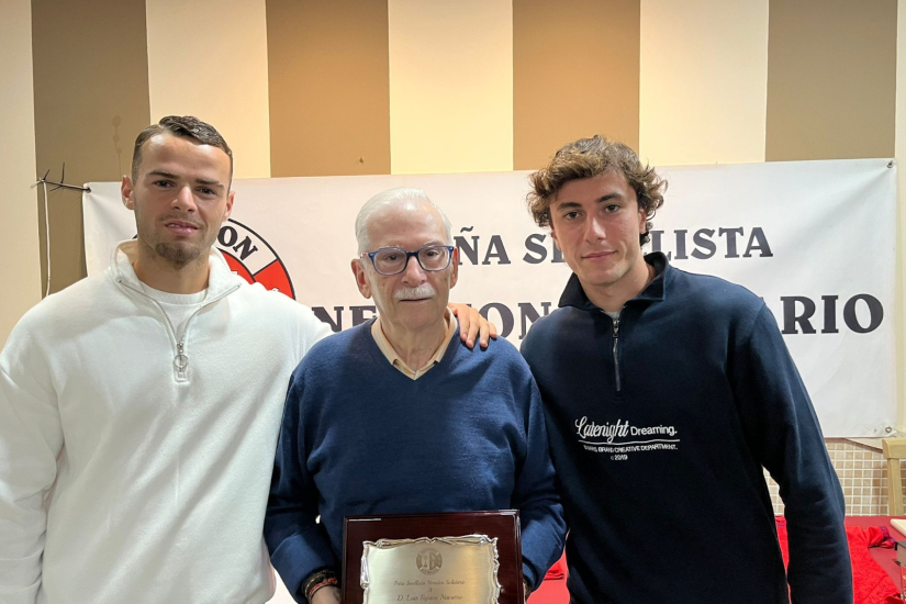 Ramón Martínez y Diego Hormigo en la PS Nervión Solidario