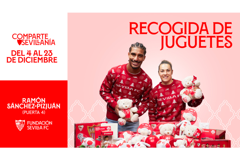 Recogida de juguetes del Sevilla FC