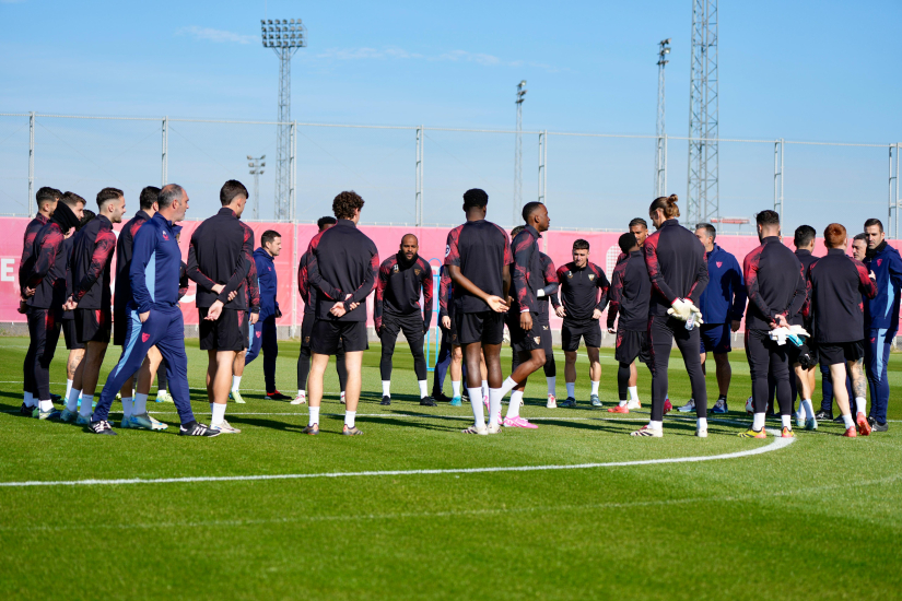 Último entrenamiento antes de viajar a Almería