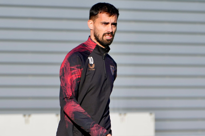 Entrenamiento del Sevilla FC