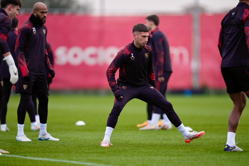 Entrenamiento del domingo en la ciudad deportiva 