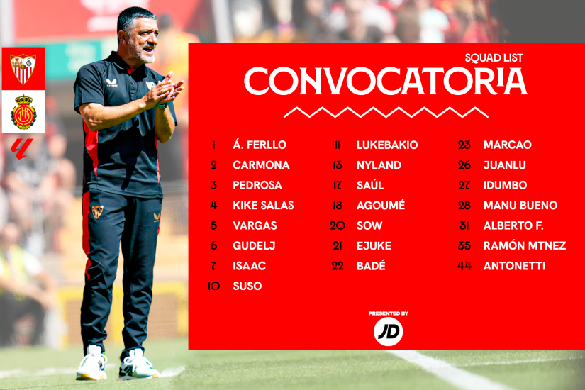 Convocatoria de 22 para recibir al Mallorca