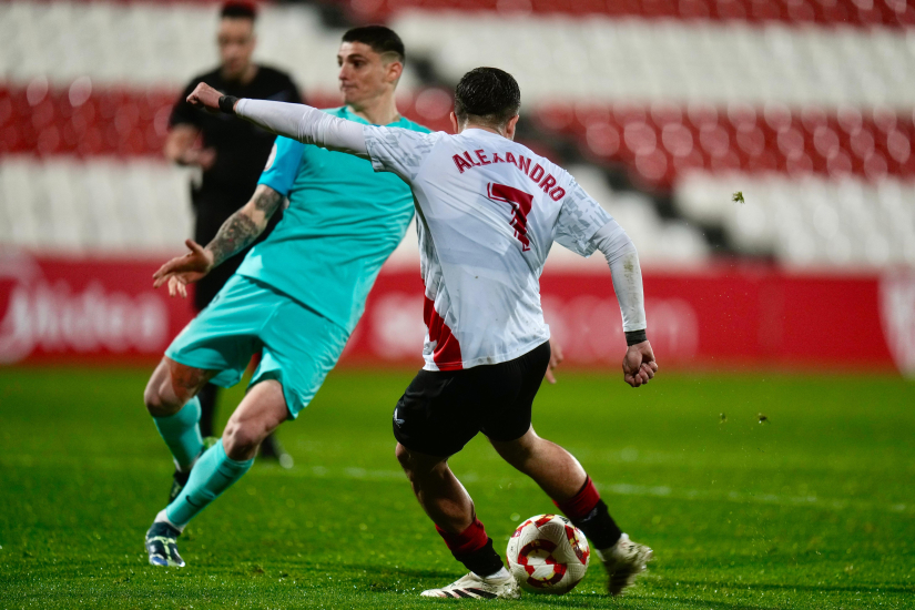 Imagen de Alexandro ante el Algeciras CF