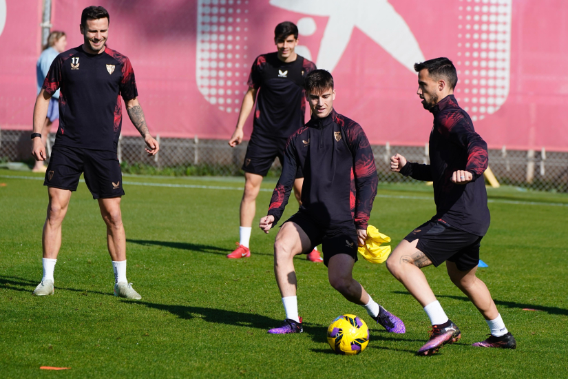 Imagen del entrenamiento del 20 de febrero