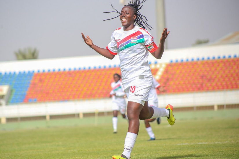 Fatou Kanteh celebra su tanto en el día de hoy