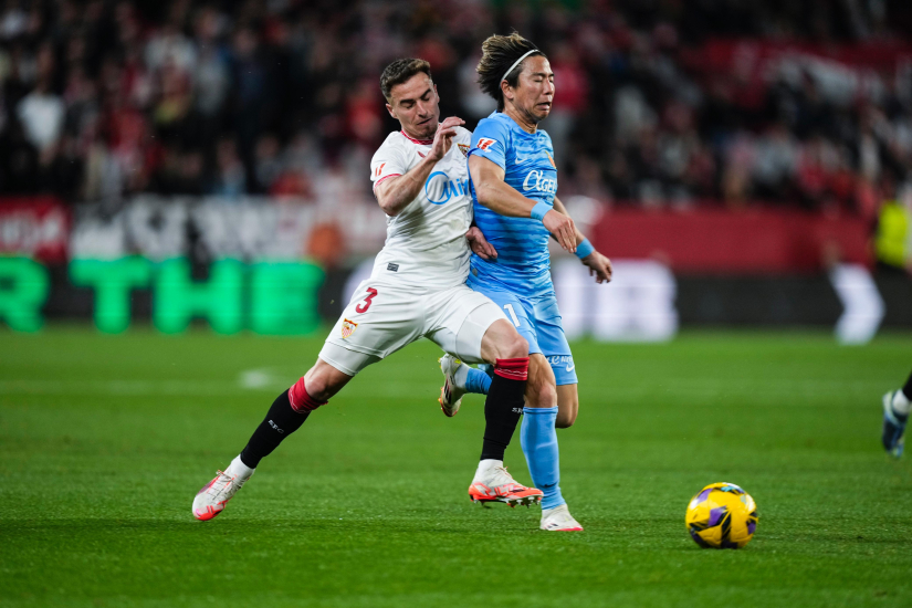 Pedrosa del Sevilla FC ante el RCD Mallorca