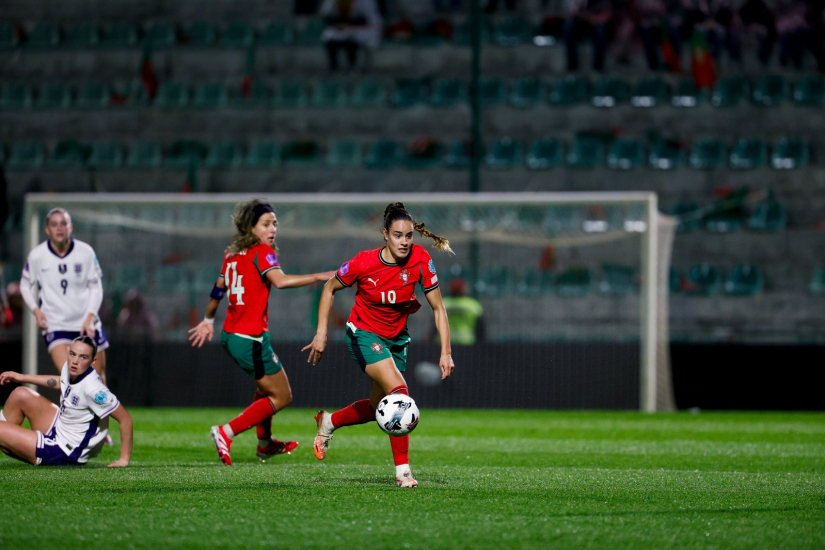 Diana Gomes con la selección de Portugal