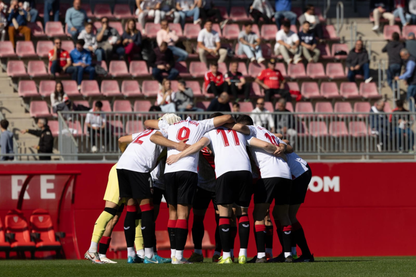 El Sevilla Atlético en el Estadio Jesús Navas