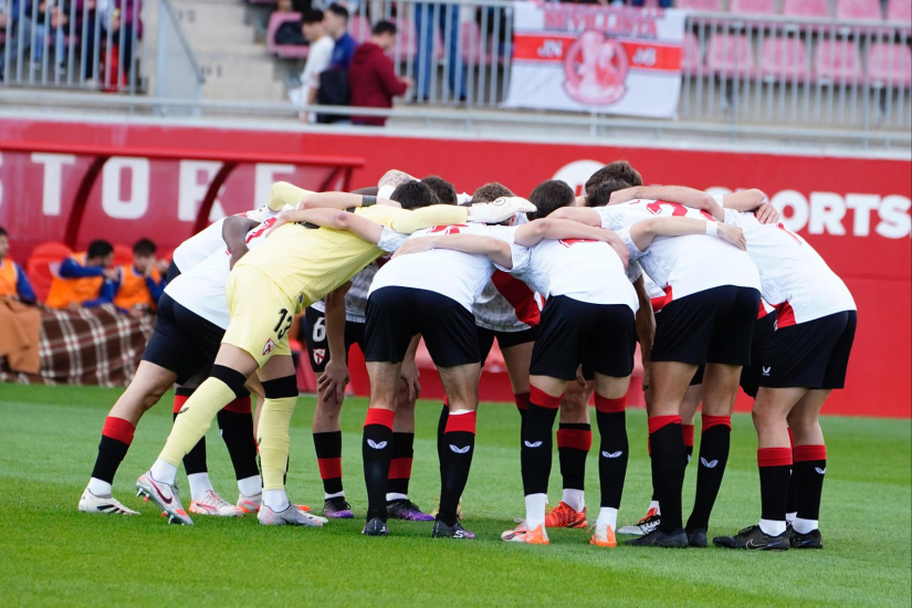 El Sevilla Atlético se conjura antes de un partido