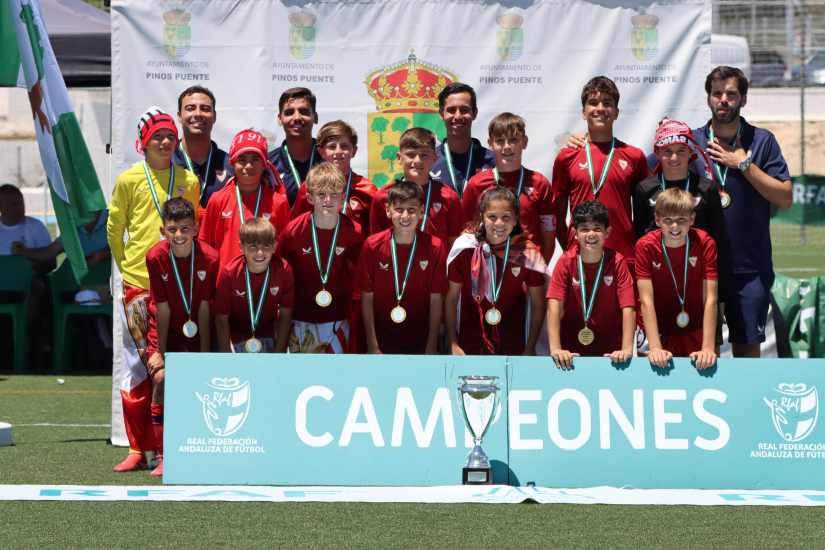 El Alevín A, campeón de Andalucía