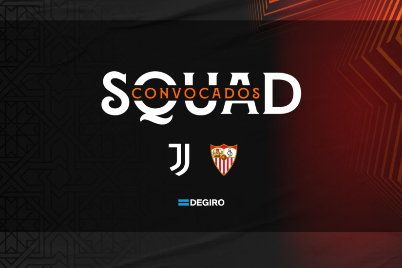 Lista de convocados del Sevilla FC para enfrentarse a la Juventus FC