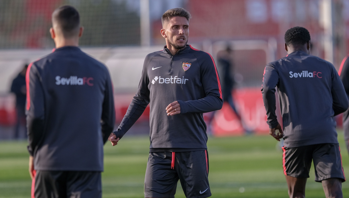 Carriço se entrena con el Sevilla FC