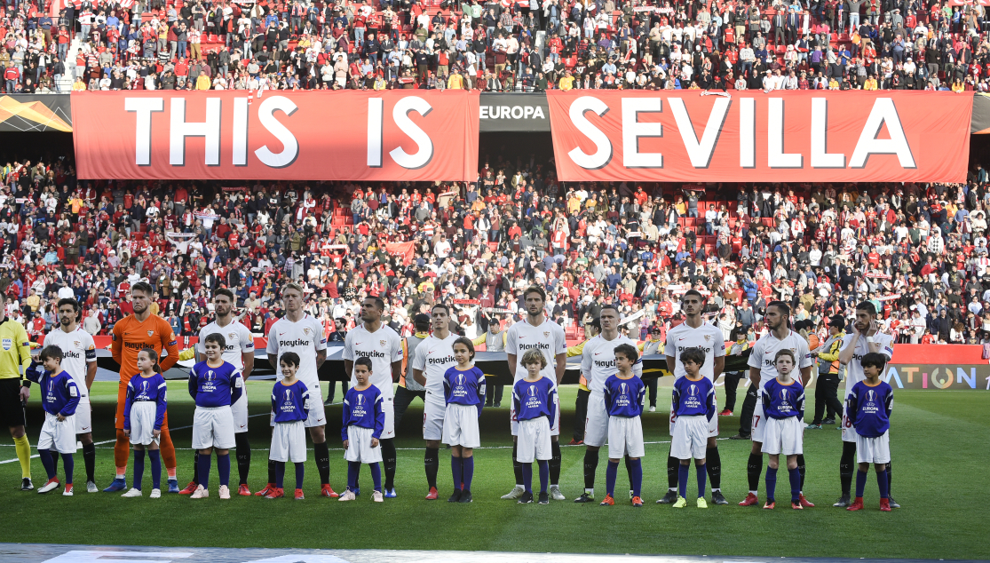 Imagen de un partido del Sevilla FC 