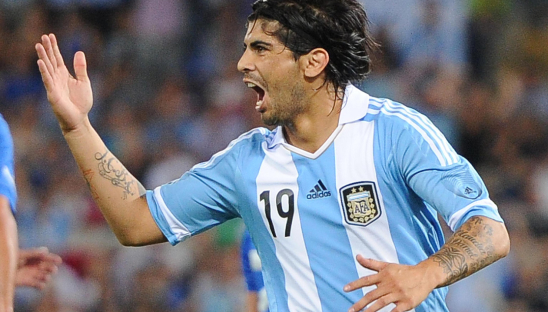 Banega con la selección