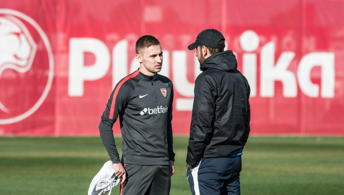 Marko Rog se entrena por primera vez con sus compañeros