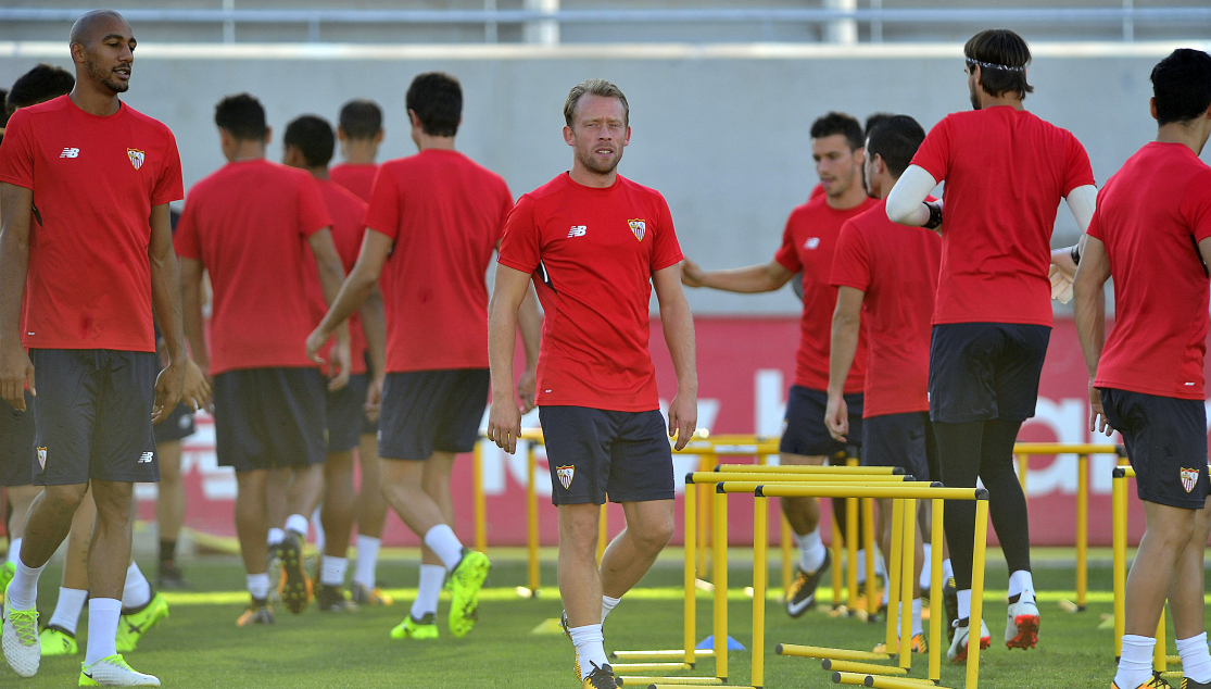 Entrenamiento en la ciudad deportiva