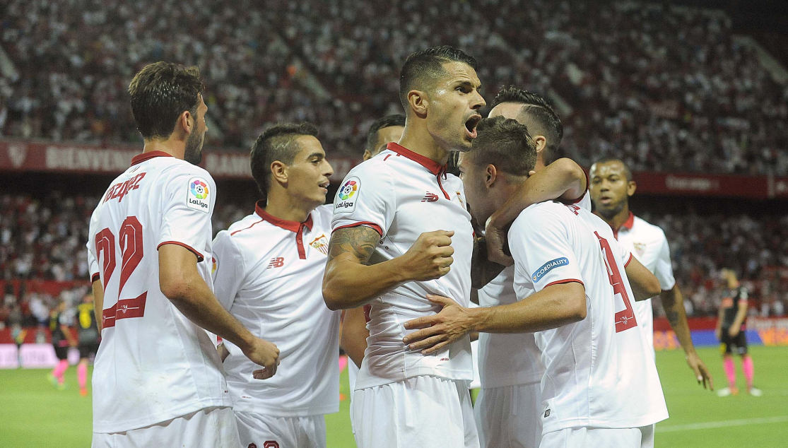 Gol del Sevilla al Espanyol