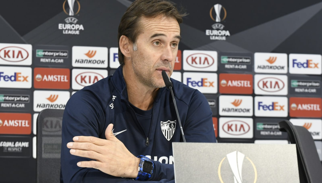 Julen Lopetegui, entrenador del Sevilla FC