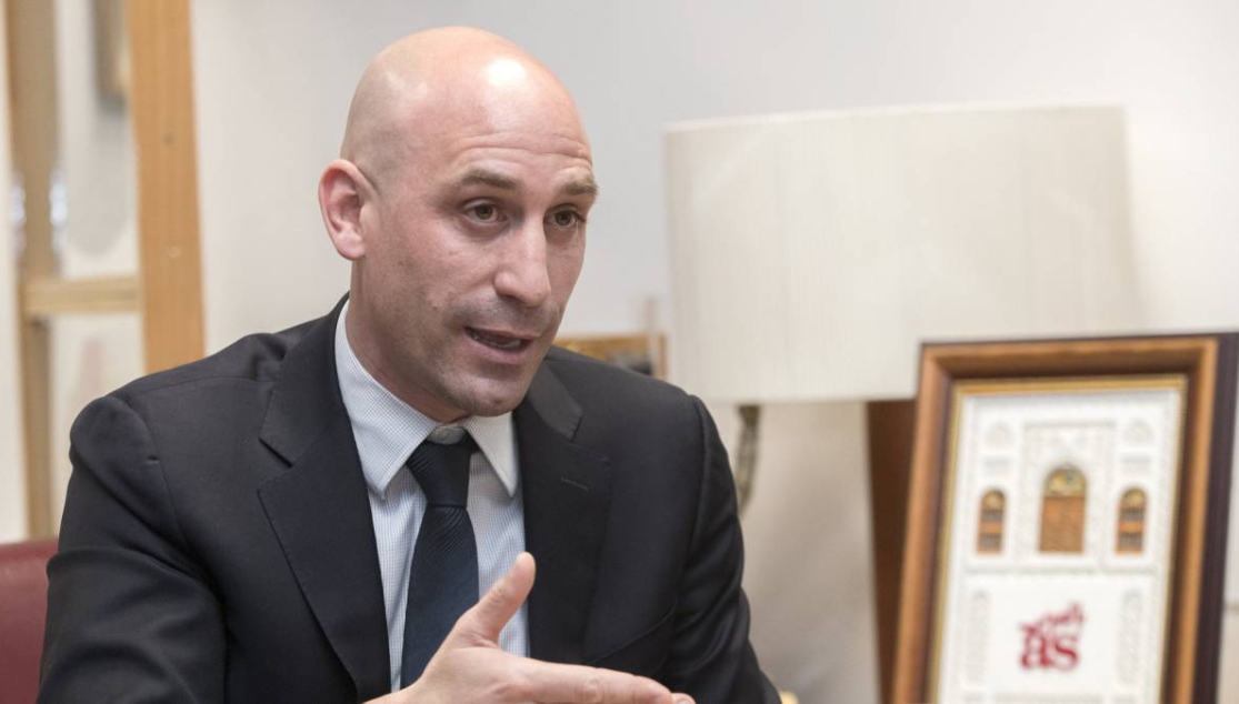 Luis Rubiales, en una entrevista