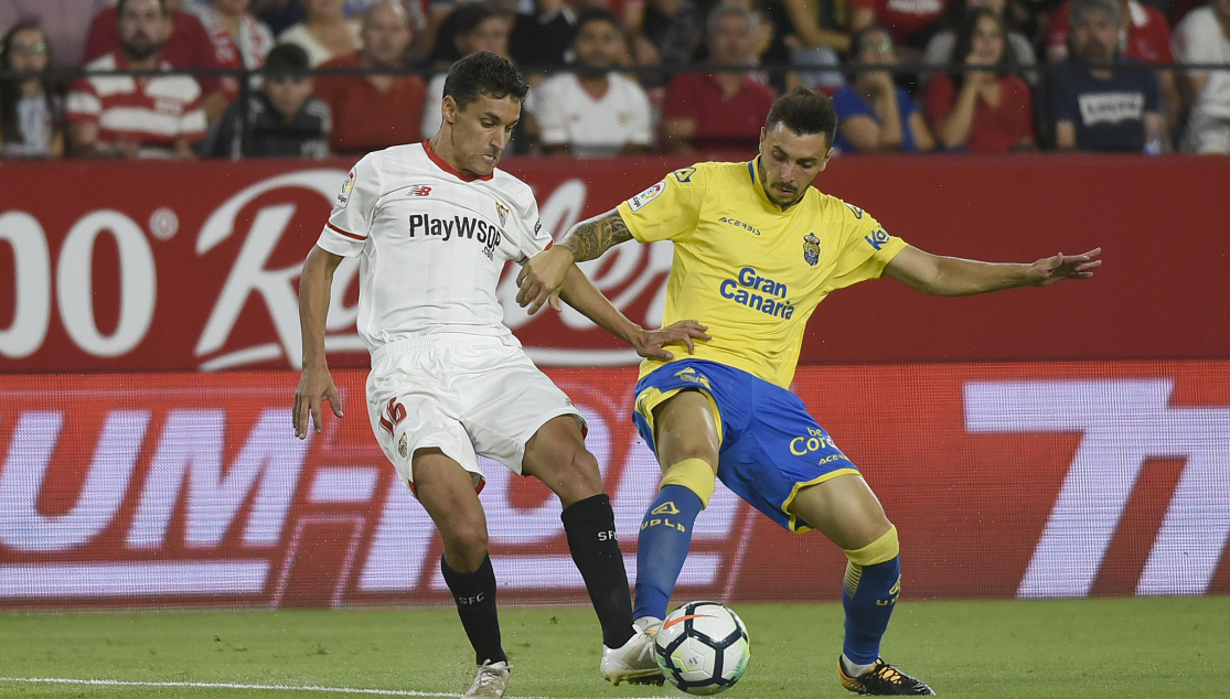 Navas en el Sevilla FC-UD Las Palmas