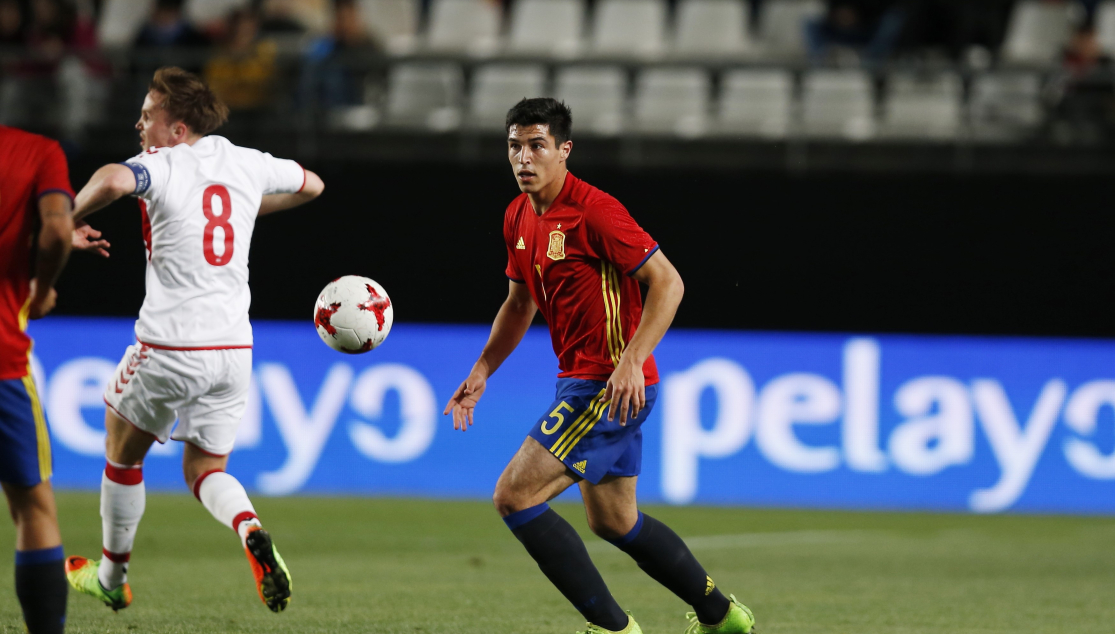 Diego González con la selección sub-21