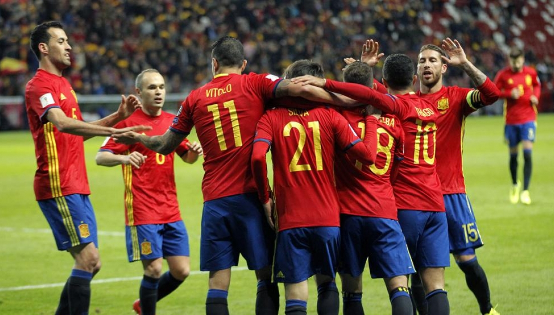 Vitolo con la selección española