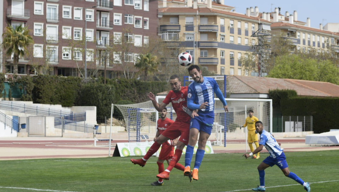 Imagen del filial frente al FC Jumilla