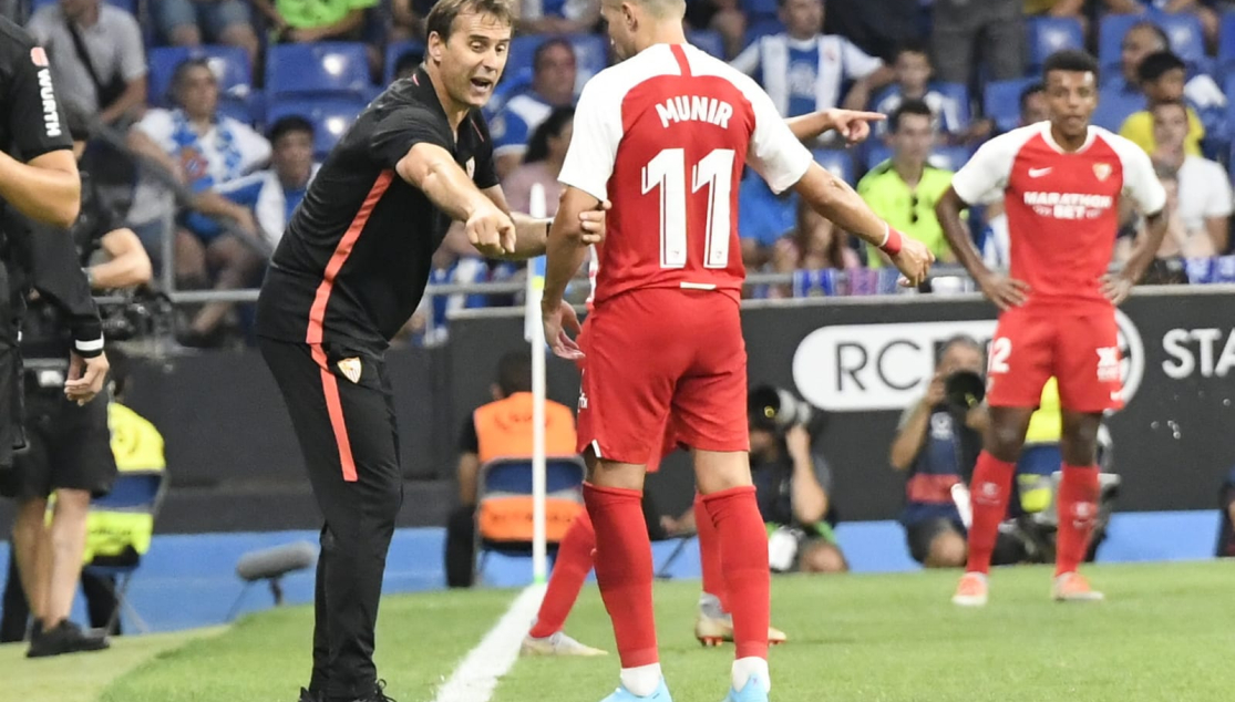 Imagen de Lopetegui y Munir