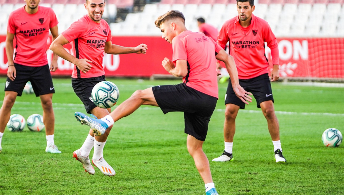 Entrenamiento del Sevilla FC del jueves 17 de octubre 